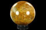 Polished Hematite (Harlequin) Quartz Sphere - lbs #122547-1